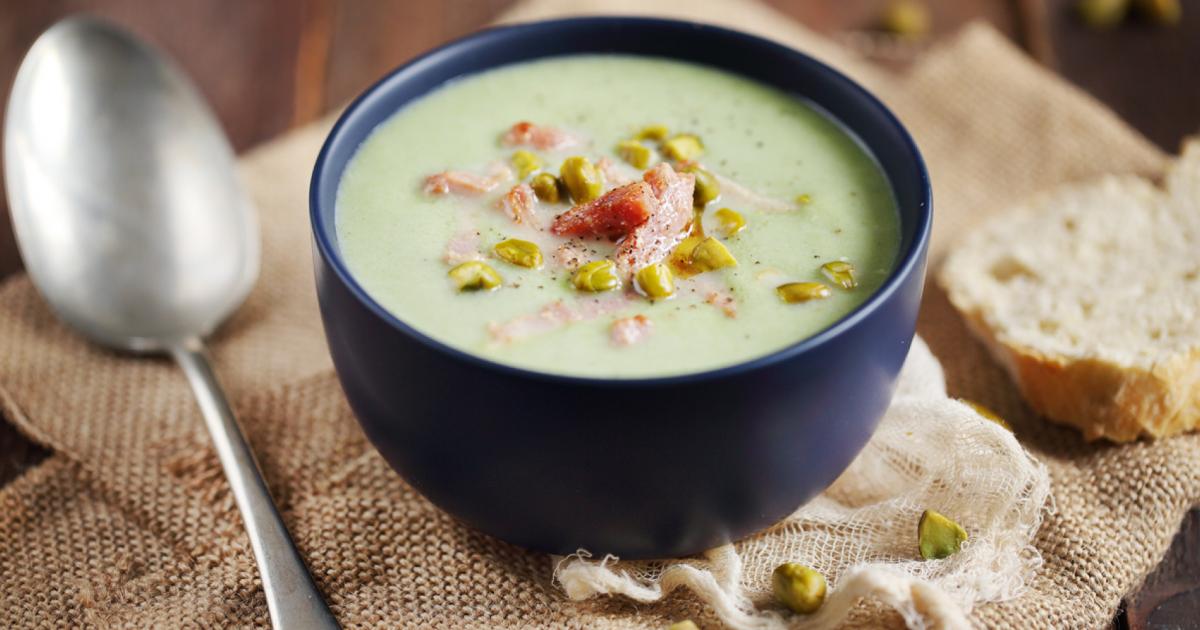 Potage de brocolis au Fromage Fouetté Madame Loïk Ail et Fines Herbes
